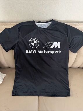 BMW Men's Black BMW Motorsport Logo Tee 12/14 yrs old